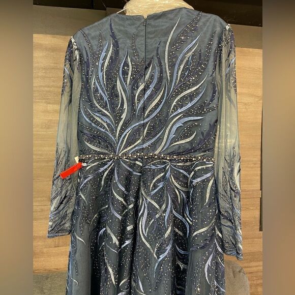 Mac Duggal 11136 Long Sleeve  Dress AUTHENTIC - Picture 7 of 14